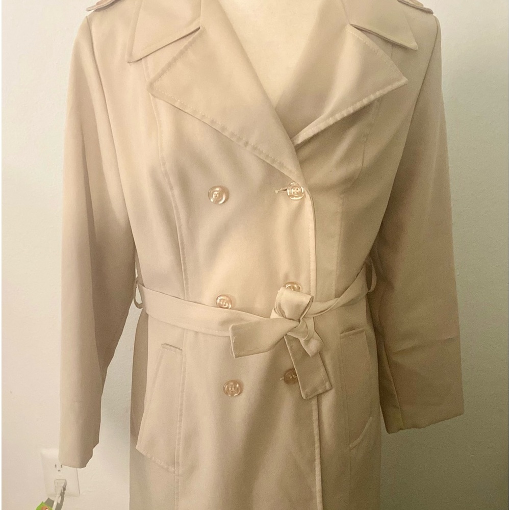 Rain or Shine Size 16 Nude Trench Coat